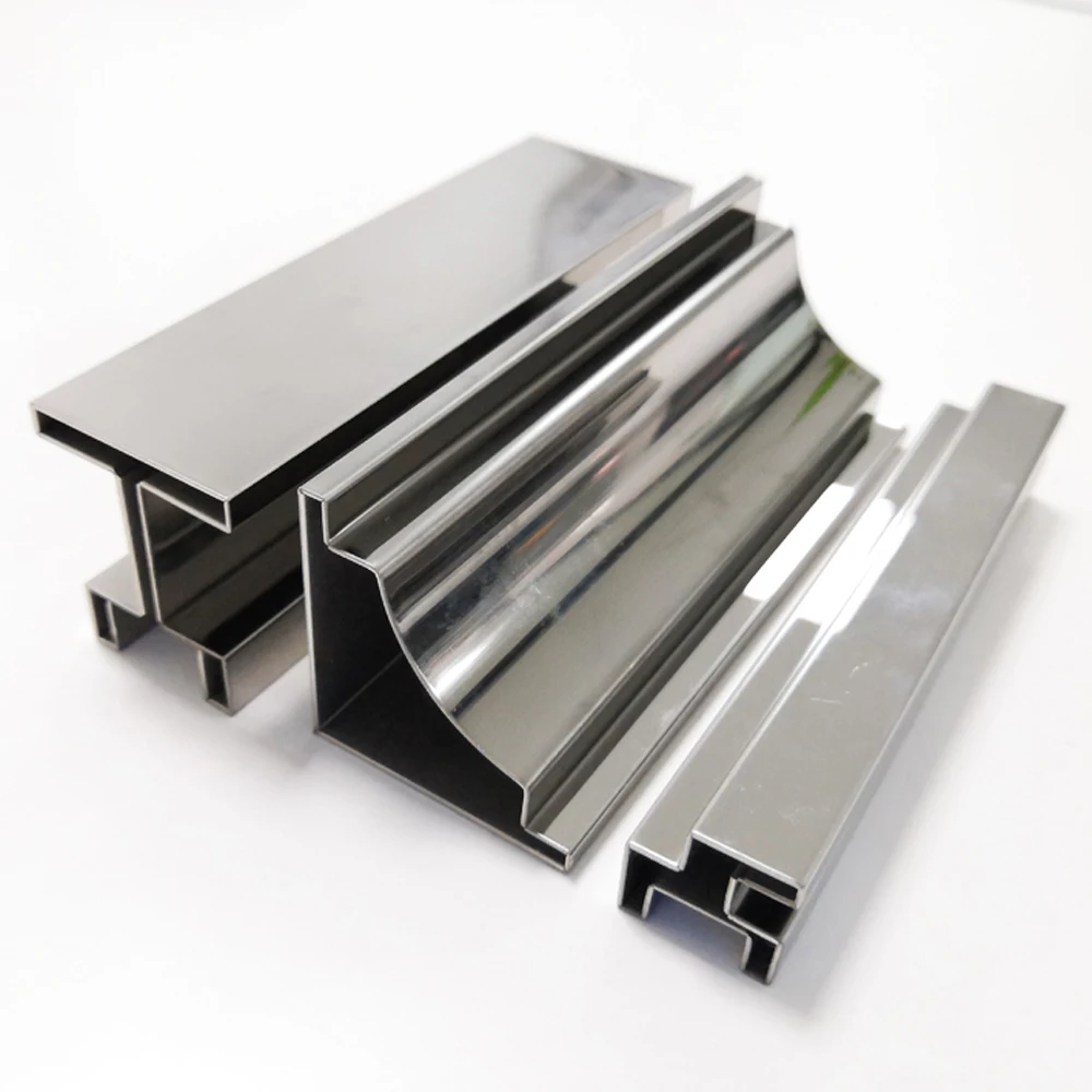 Construction project mirror finish stainless steel decorative frames for tile trim for decoration door