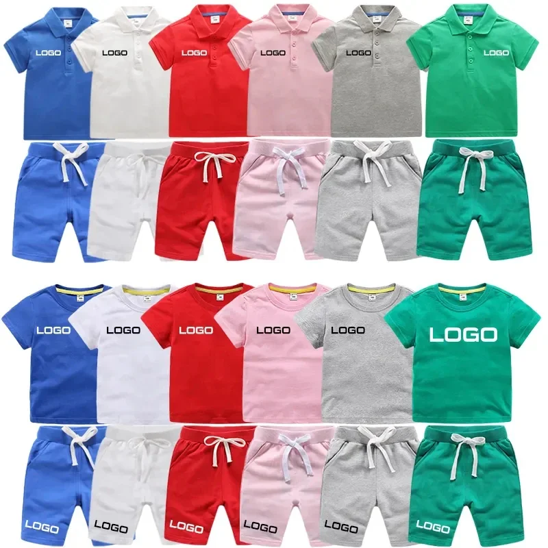 Oem Label Custom Made Boy Clothes For Kids Summer Set Kid Clothing Sets 4 To 12 Years Old Kids Tracksuits Sets