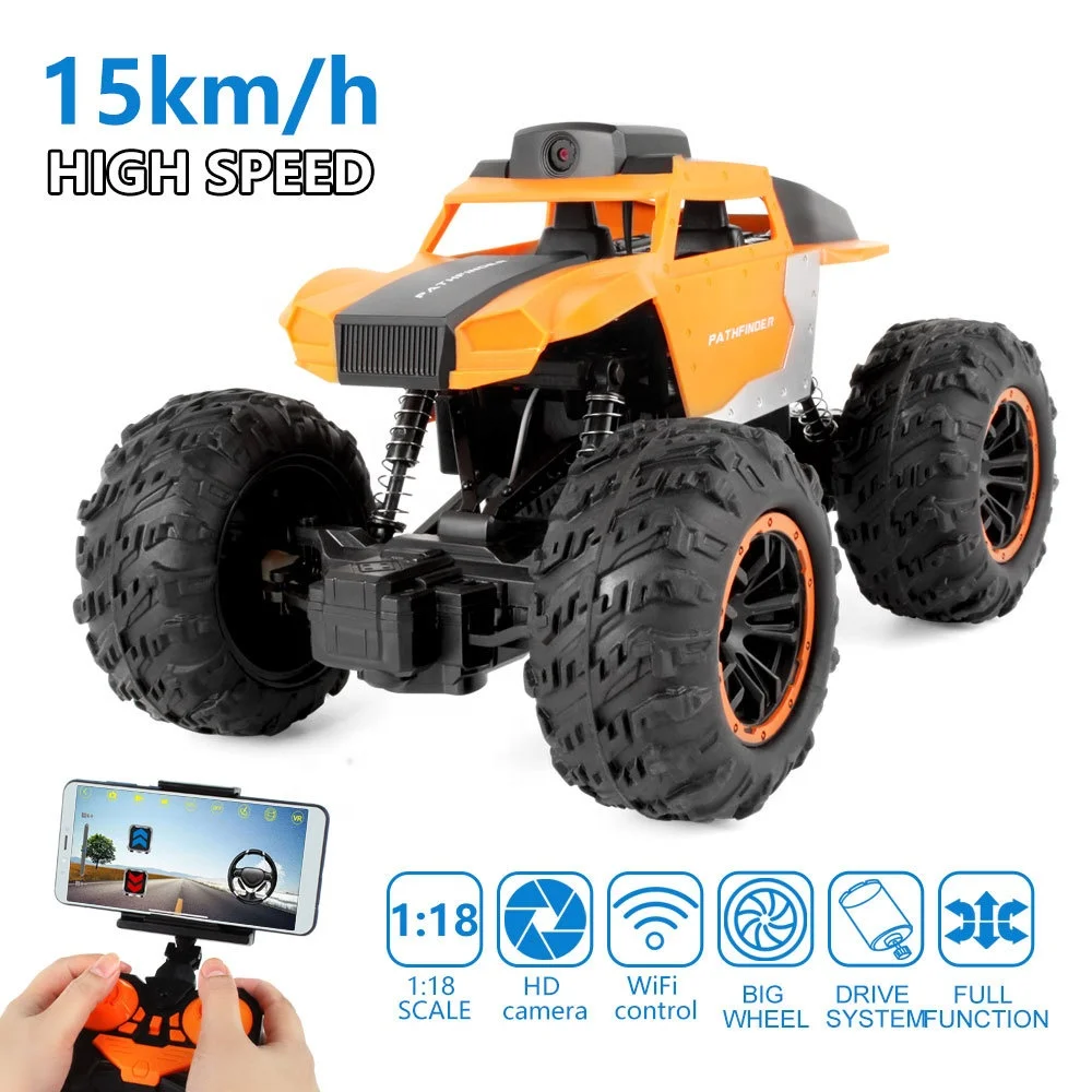 2.4g high-speed off-road camera remote control car hd photo video four-way rc car climbing toy car