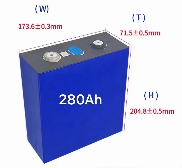 LFP 280Ah 3.2V Lifepo4 Prismatic Phosphate Battery high energy lithium ion battery OEM factory power lithium ion battery pack