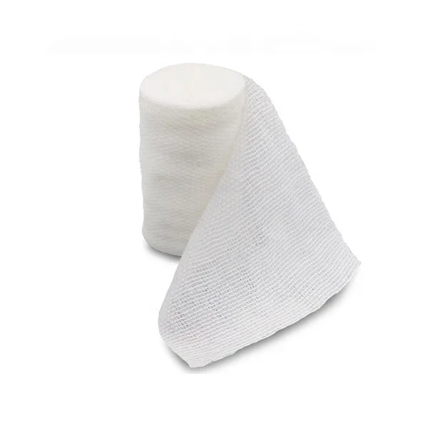 Medical white color polyester PBT elastic bandage elastic gauze bandage