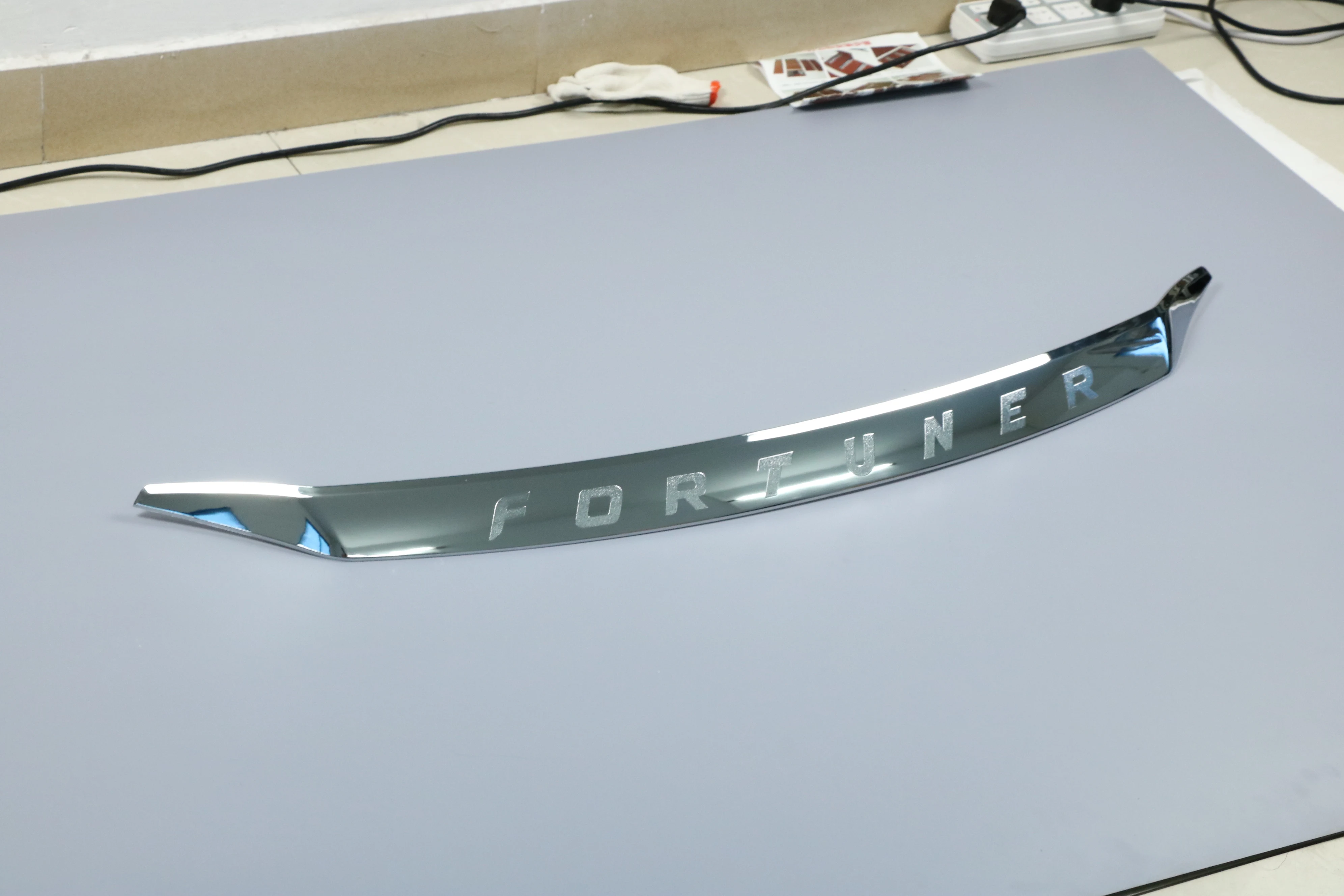 Thailand Quality Car Exterior Accessories Hood trim  Front Part Accessories for Toyota Fortuner Car Accessories