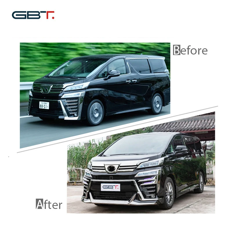 GBT Plastic for Vellfire 30 series/Vellfire 2019 facelift conversion accessories bodykit upgrade to modellista