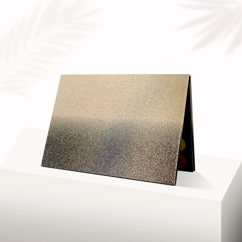 Cosmetics Make Up High Shimmer Container Loose Powder Waterproof  Empty Packaging Box Unique  No Label matte eye shadow palette