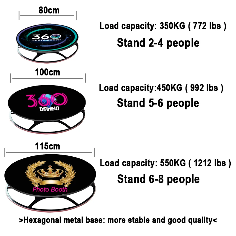 Rossmine new design 2024 new photobooth video Hardware Software automatic 360 photobooth ipad photo booth 360 photobooth