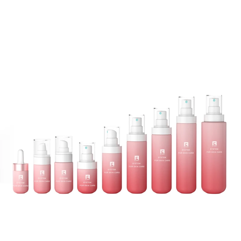 100ml Body pink Spray Bottle  Hair Oil PET Spray Bottle Cosmetic Packaging