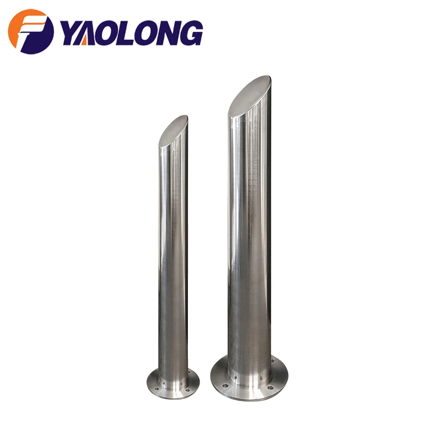 stainless steel traffic types of bollard for roadway safety