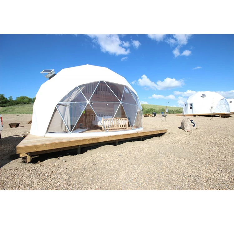 6meter diameter glamping dome tents geodesic tent dome for 2people resort