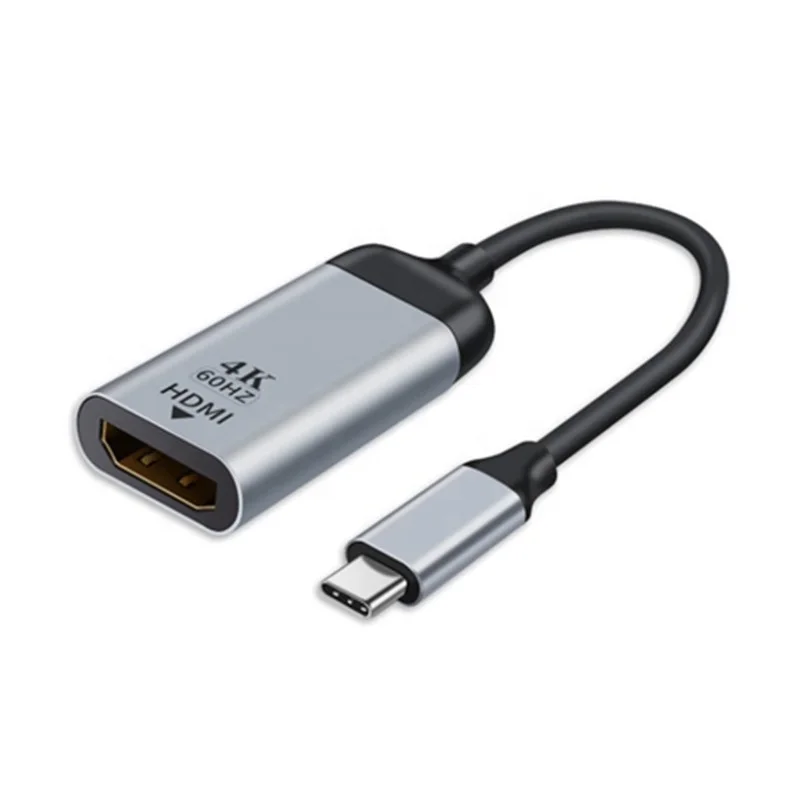 4K 60Hz USB C to Video Audio HDMI Adapter for Macbook Pro and iPad Pro and Samsung Mobile and more Type C Devices