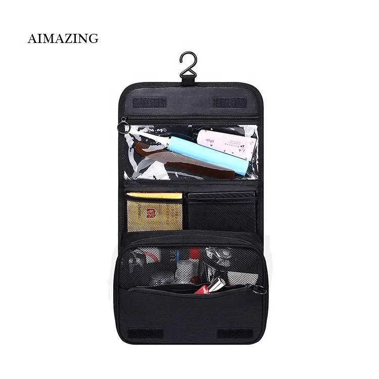 Cosmetic Case Travel Toilet Bag Hanging Toiletry Bag Travel Cosmetic Bag Kit Cupboard Cosmetic Organizer With Led Mirror
