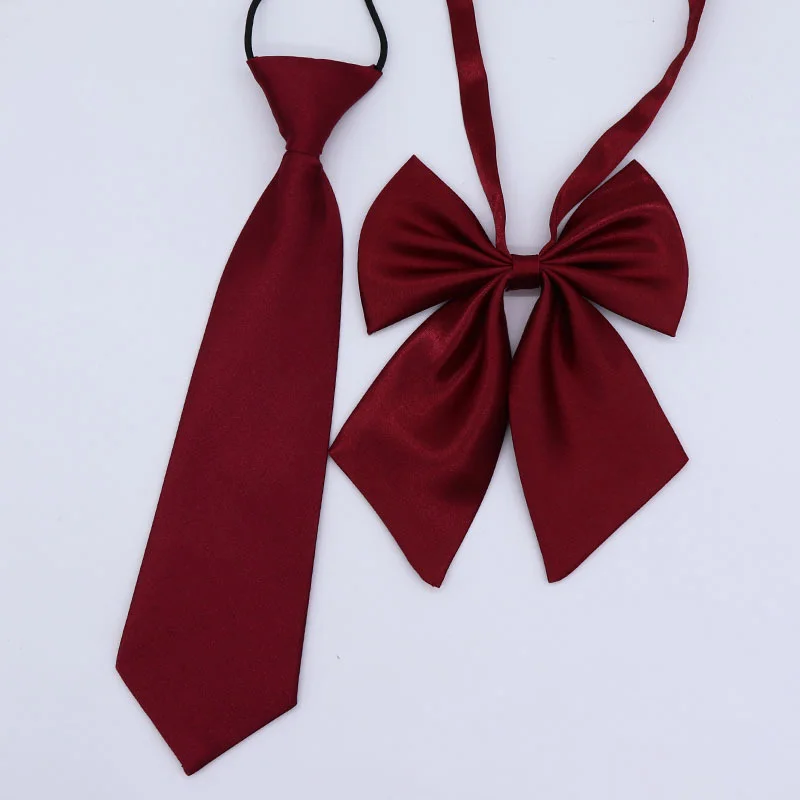 Solid color tie bow tie kindergarten primary school girls bow tie class uniform