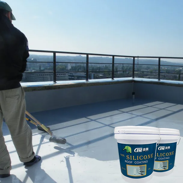 Water Based Environment Friendly Silicone Rubber Waterproof Coating for Roof