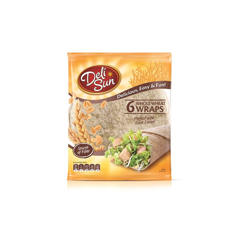 Hot Sale 360G Whole Grain Tortilla Wraps wholewheat With Ifs Food Certification