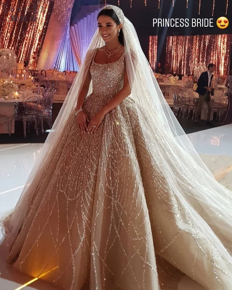 Wholesale indian women long train bride gown dress luxury wedding dress turkey manufacturers