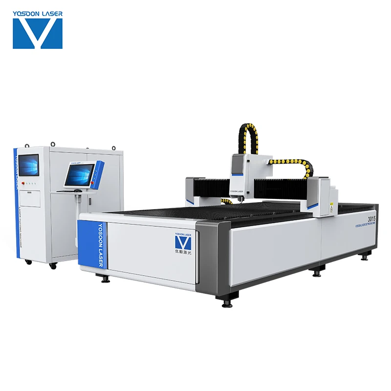 YOSOON 1000w-12000w Metal Laser Cutter Cnc Fiber Laser Cutting Machine Sheet Metal Price