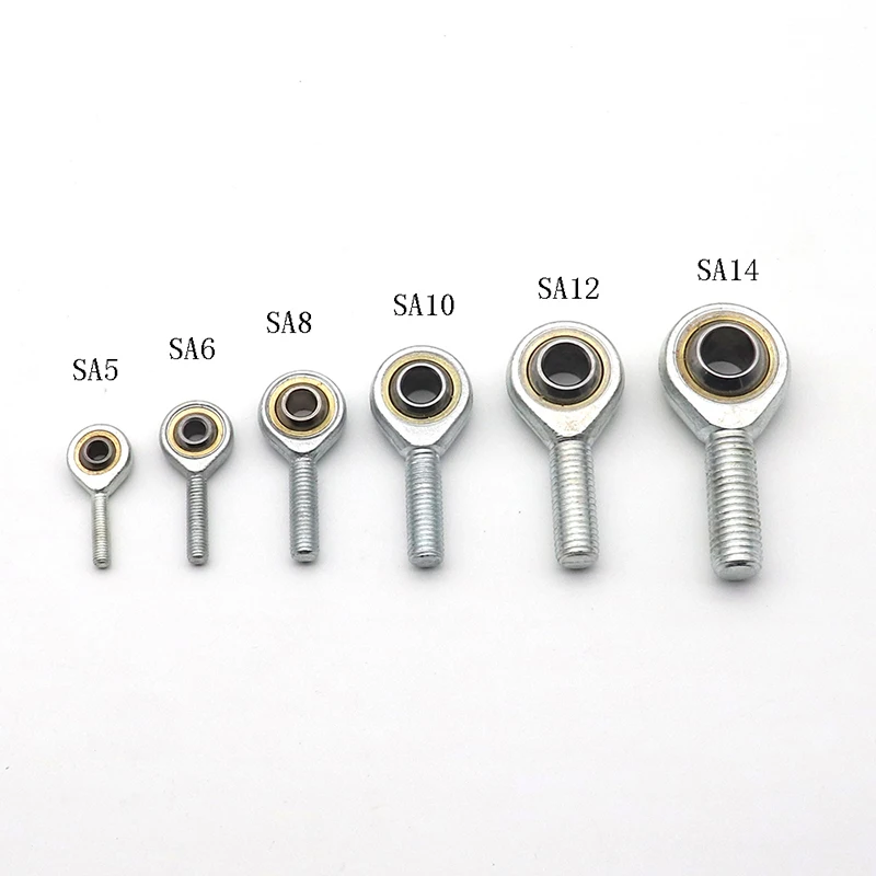6mm 8mm 10mm 12mm 16mm 20mm right hand male outer thread metric rod end joint bearing ball joints rod ends