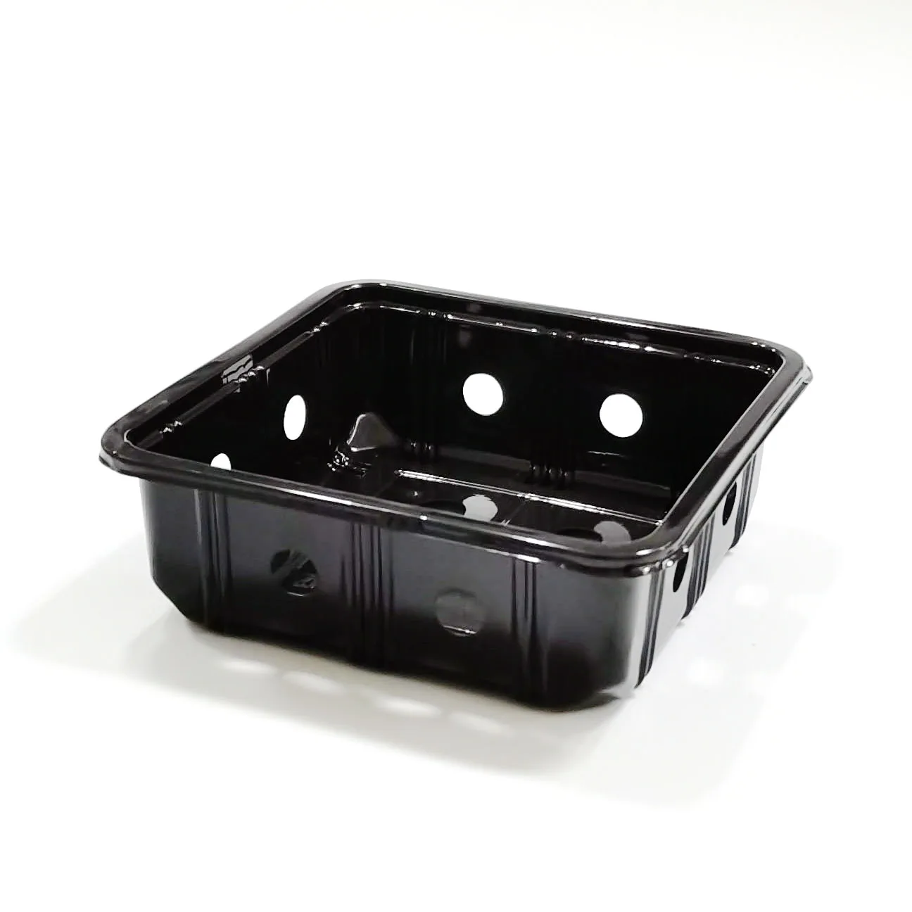 
Hot sale Transparent Clear Disposable Blister Container For Herbs Lettuce Packaging Box 