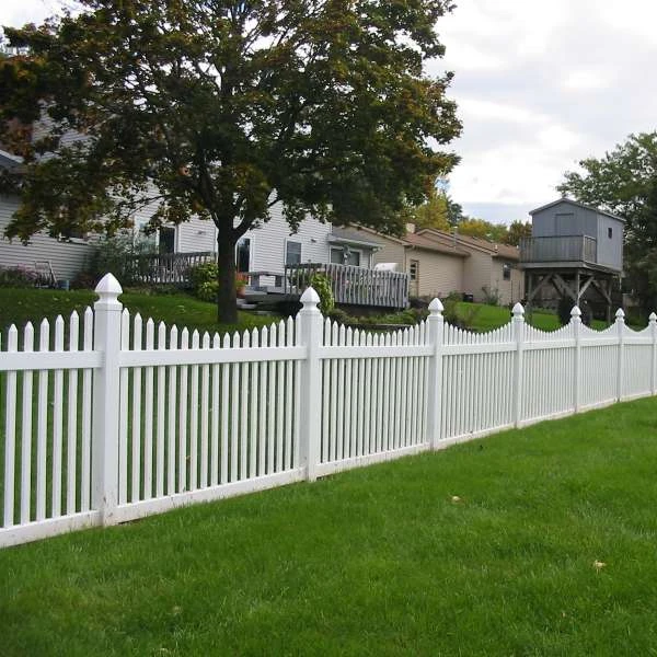 2021 Amazon Hot Sale Heavy Duty Outdoor Safety Square Cheap Vinyl Picket Farm Garden PVC Fence