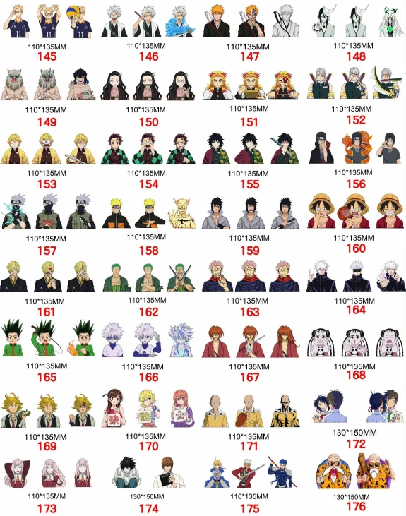 Waterproof Adhesive Custom Sticker Manga Changing Flips Stickers&Decals Lenticular 3D Anime Car Stickers