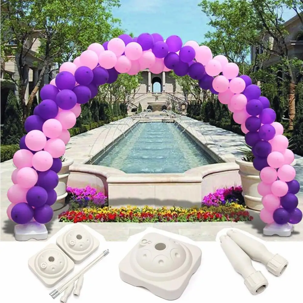
Balloon Arch Kit Plastic Balloon Column Stand Gate for Wedding Party Event Decoration 