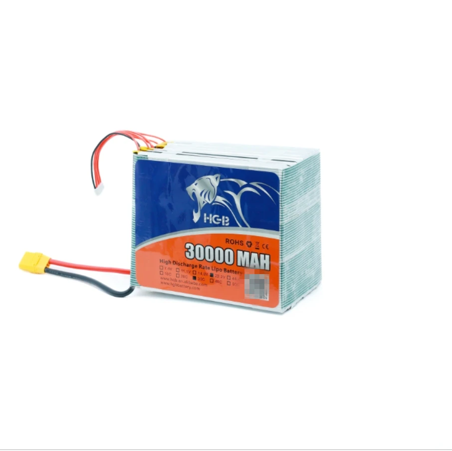 16000mAH 22000mAh 22.2V 6S LiPO Battery Burst 25C for Big Load Multirotor FPV Drone Hexacopter Octocopter