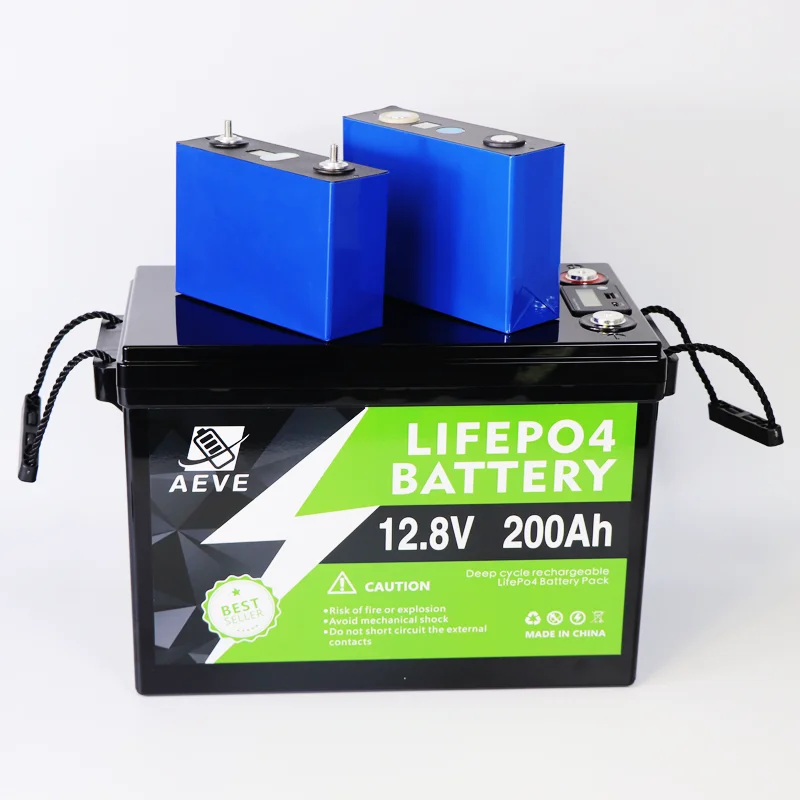 Solar Battery Pack 12.8v 100ah 200ah 300ah Lithium Iron Phosphate Home Energy Storage System Monitor Cycle 12V Battery LiFePO4