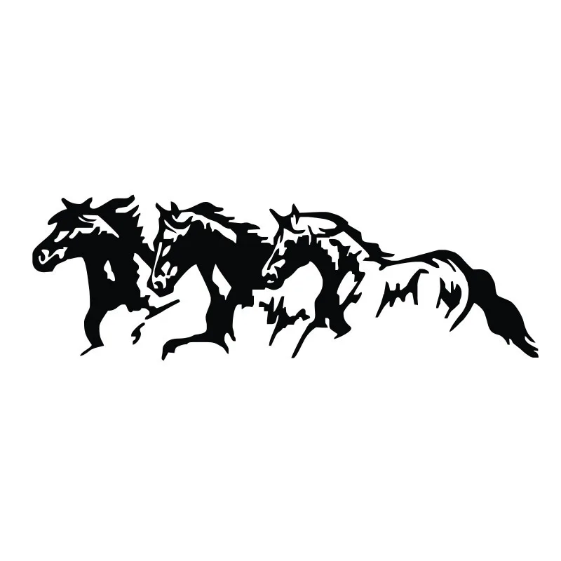 PVC sticker car  adhesive vinyl stickers cars body horse badge custom animal styling decal stickers automotive decor accessories