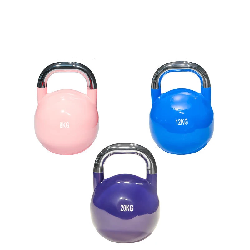 Kettlebell Fitness Equipment Competition Kettlebell Painted Cast Iron Kettlebell