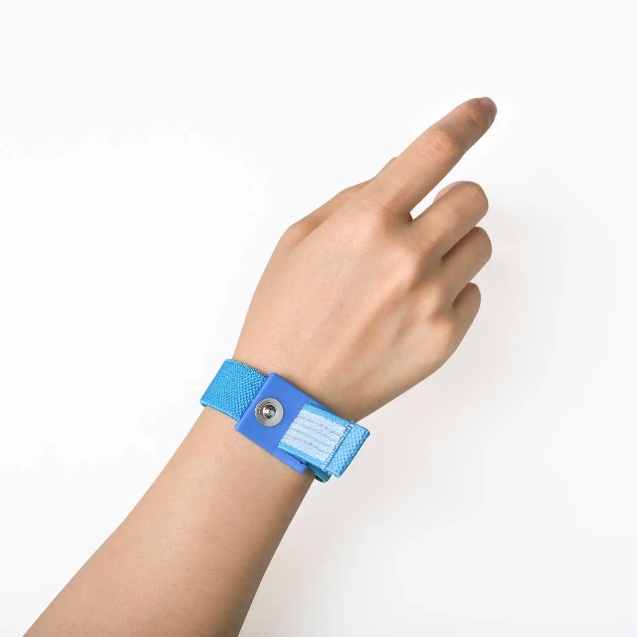 Factory Grounding Blue Wristband for Healthy Earthing Energy with grounded coil cord