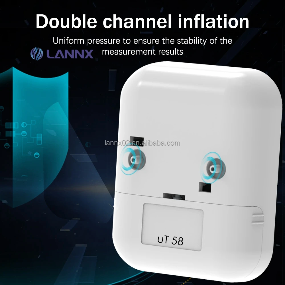LANNX uT 58 Household Tensiometr Wrist Bp Monitor Measurement LCD Digital Display Sphygmomanometer Auto Blood Pressure Monitor