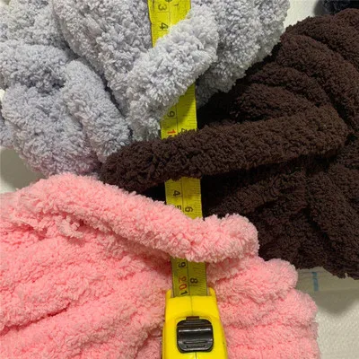 Factory Wholesale 2022 Chunky 3 cm Knit Yarn Chenille Yarn High Quality Fluffy Cute DIY Thick Chenille Yarn for Sweater Hat Mat