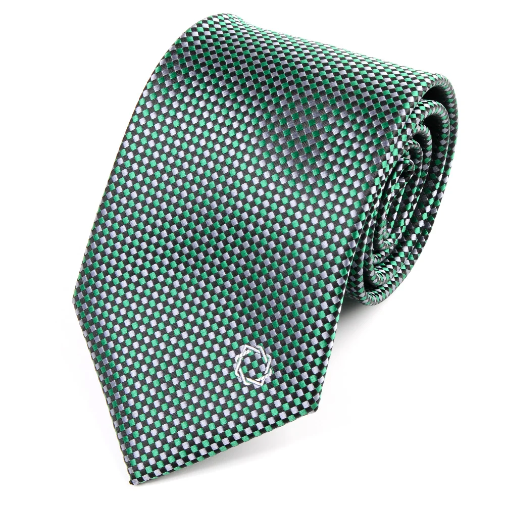 Hamocigia Handmade Fashion Premium Luxury Custom Logo Modern Italian Pure Silk Ties