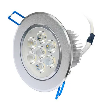 Aluminum Ceiling Spotlight 3W 5W 7W 9W 12W 15W 18W 24W Recessed LED Ceiling Light