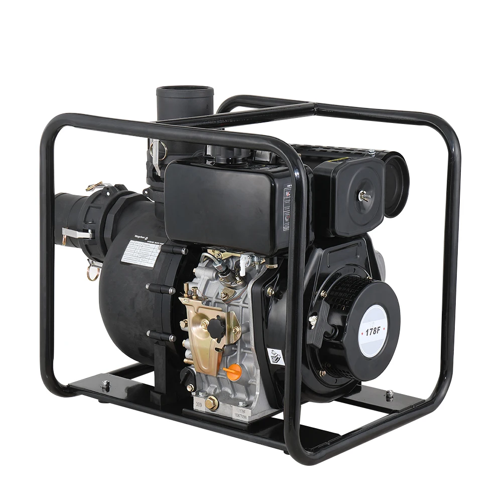 High-efficiency Agricultural Irrigation 4 inch 8hp Diesel Self-priming Water Pumps