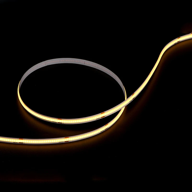 Manufacturer DC24V 12V  CRI90 95 Dotless Led Cob Strip 480Leds 220V LED Lights Strip COB Flexible Smart LED Lightings for Room