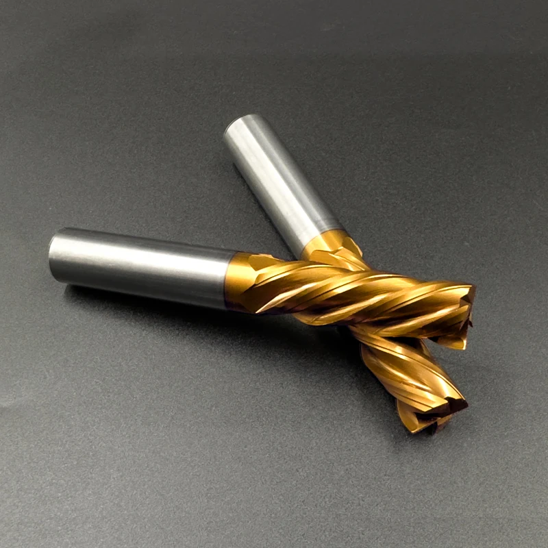 HRC50  Carbide 4 Flutes Coated End Mill Cnc Machine Cutter Router Bits