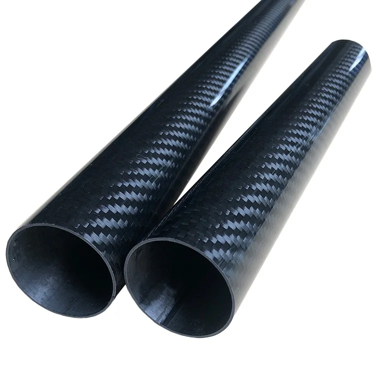 Трубка из углеродного волокна на заказ 5 мм 6 8 10 25 30 40 50 мм-300