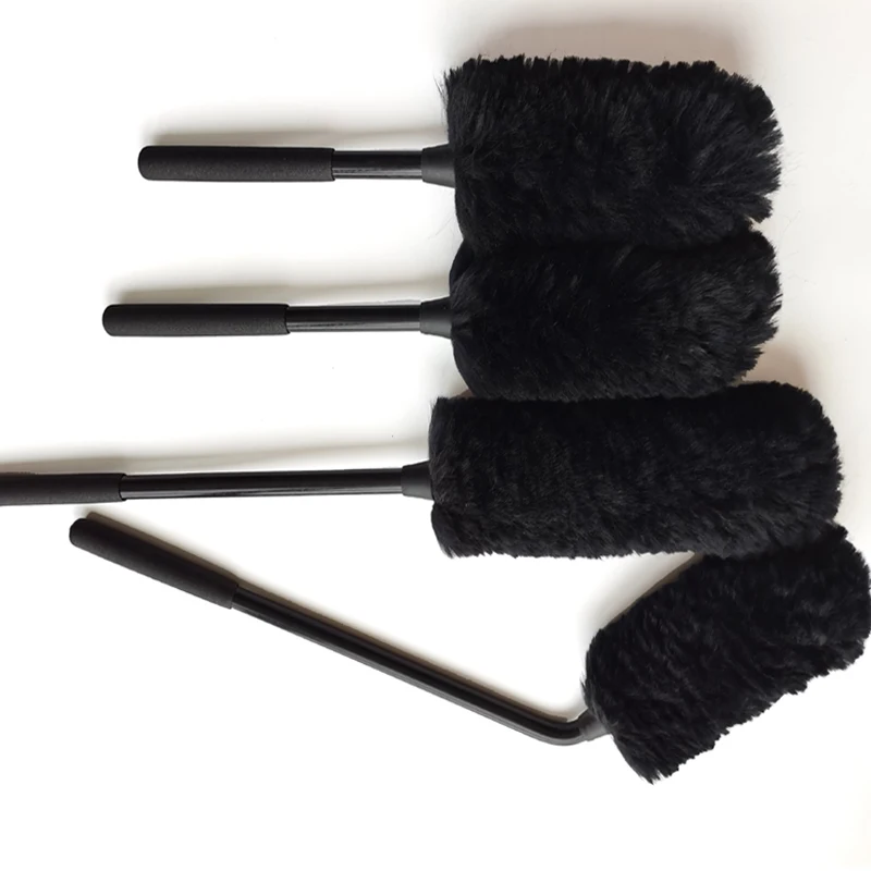 100% Pure Wool PP Handle car wheel brush