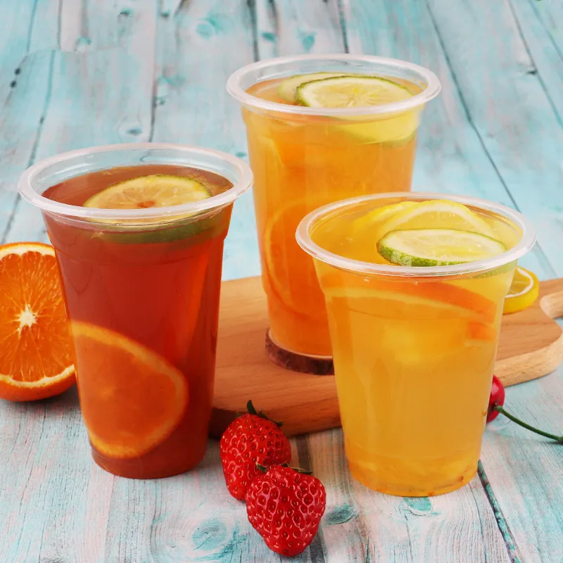 Disposable PET plastic personalized  cups with all size snow cones cups reusable