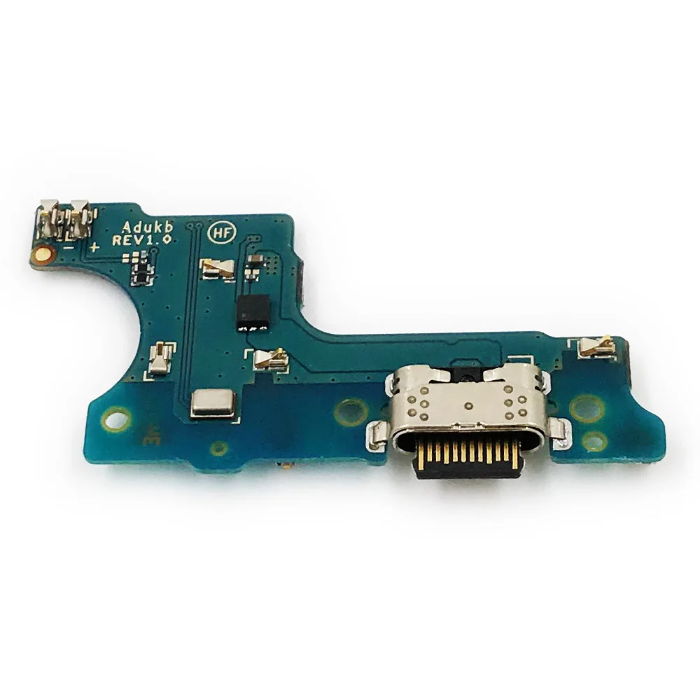 Оригинальный зарядный USB-порт гибкий кабель для Samsung A01 Core MIC наушники аудио зарядное устройство разъем Запасная