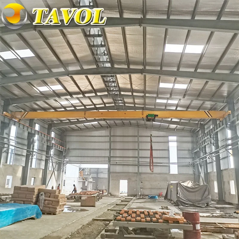 high quality 1 ton lda hanging hoist single-beam girder overhead bridge crane for sale
