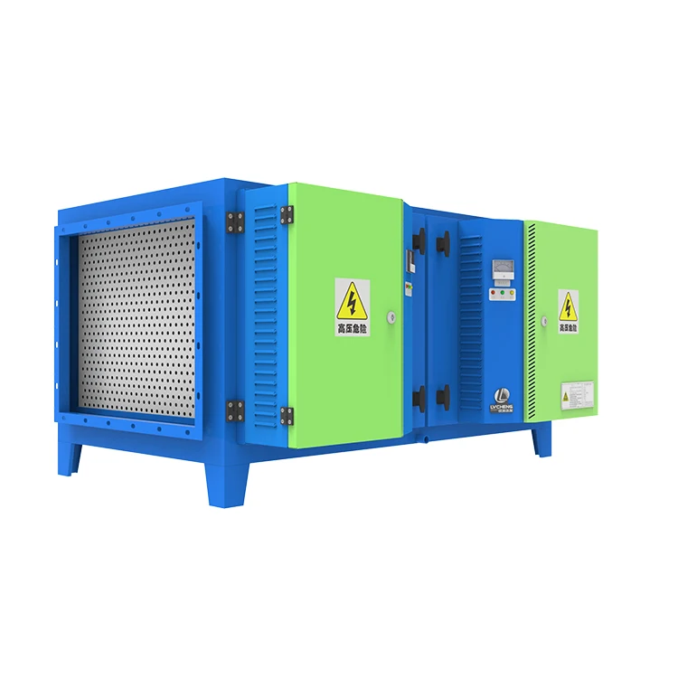 Lvcheng smoke oil particle removal electrostatic smoke collector commercial system esp kitchen filter