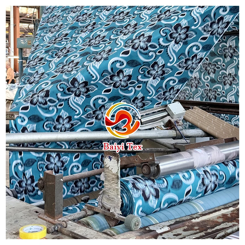 Changyi Baiyi 100% Polyester Woven Twill Fabric Breathable Microfiber Disperse Printed Anti-Pilling Home Textiles fabric
