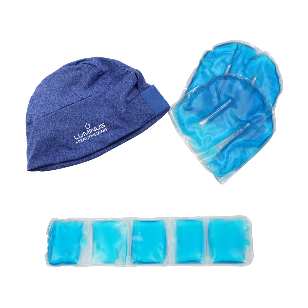 Migraine relief ice pack hat head gel ice beanie ice hat for tension headache relief