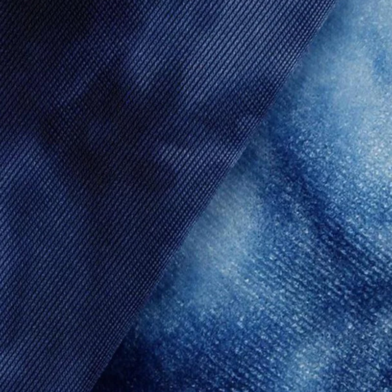 
Tie-dyed Korea flannelette colorful velvet dress knitted fabric for leisurewear dress cloth headband 