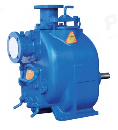 self-priming sewage pump for treatment project transfers solids