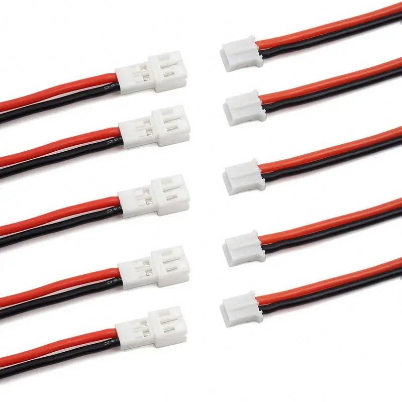 Factory price micro jst connector 1.25mm 2.0mm 2 pin 3 pin wire harness