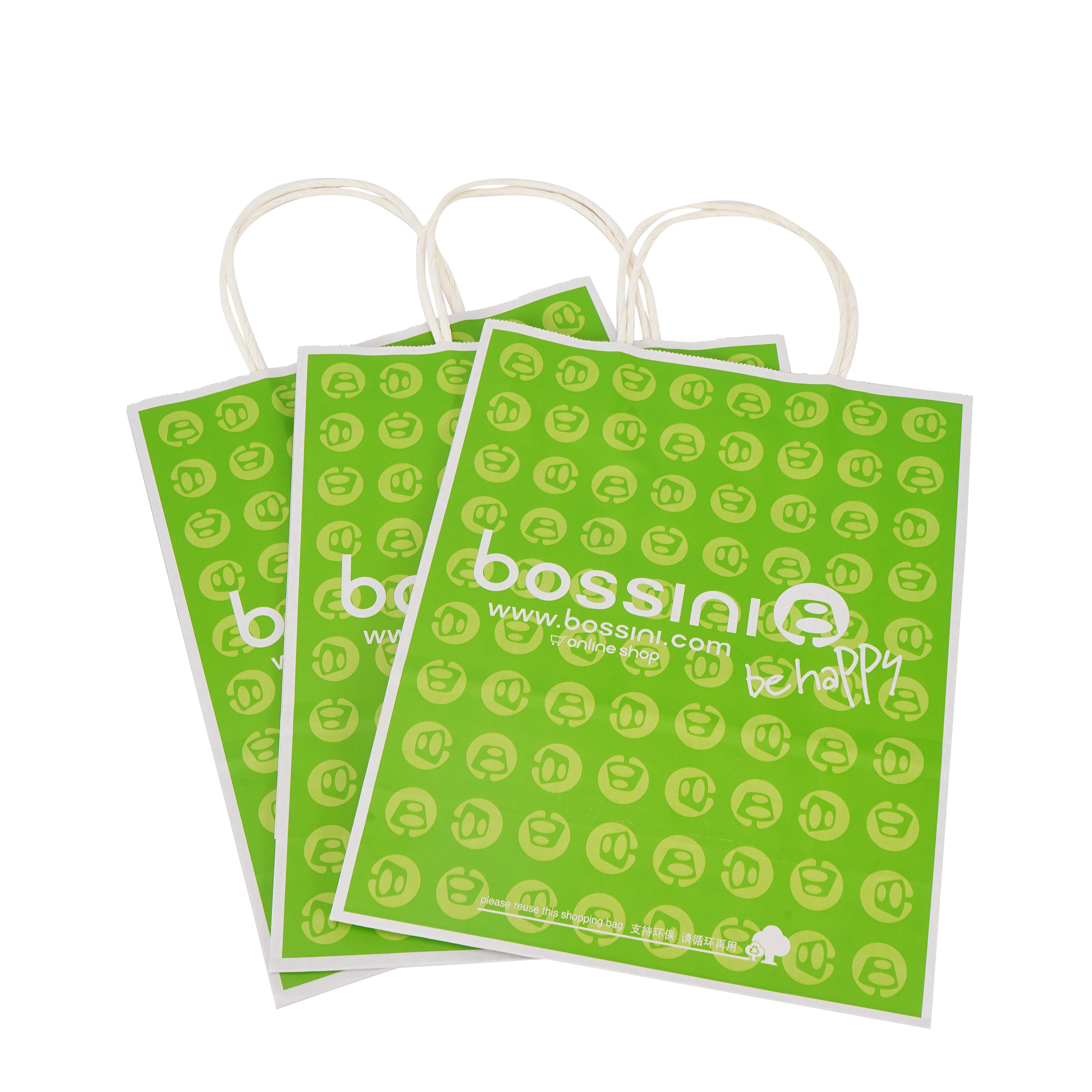 Good Quality Factory Directly Custom logo printed luxury merchandise retail euro tote cardboard packaging art paper sho