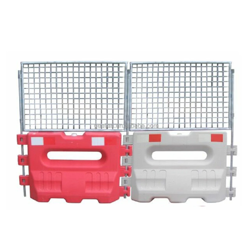 EN1317 Standard Crowd control Road construction Plastic water wall traffic roadblocks Sand Water filled roadwall safety barriers