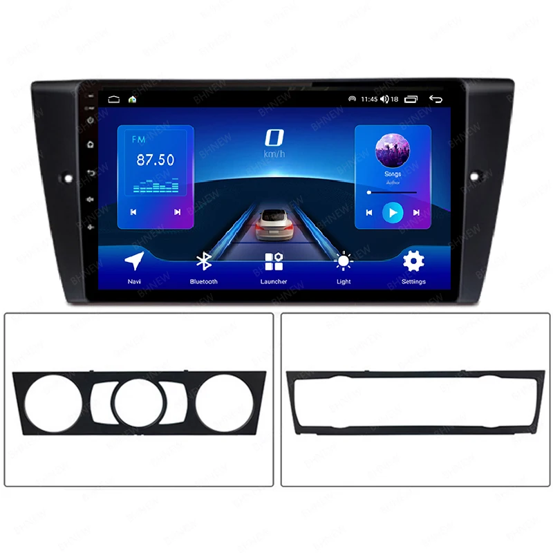 Автомобильный DVD-плеер с раздельным экраном на Android IPS для BMW 3 серии E90 E91 E92 E93 328i 2008-2012GPS-навигация Wifi 4G Lte Carplay